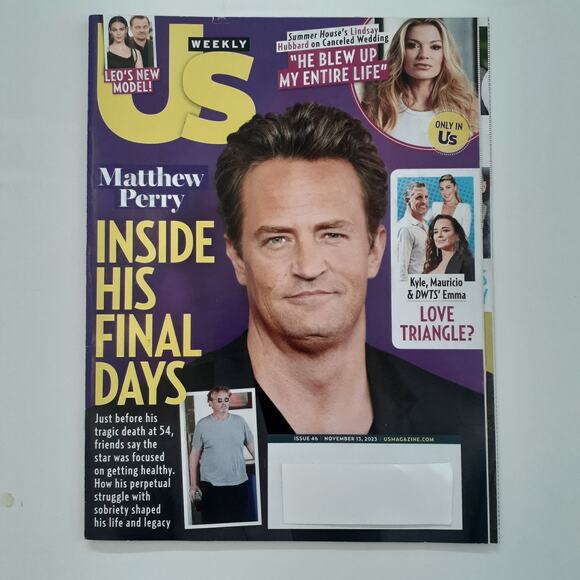 Us Weekly Magazine November 13 2023 Issue 46 Matthew Perry Cover - Picture 1 of 2